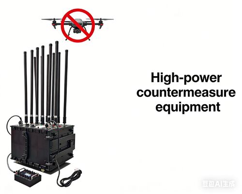 High-power 60-6000MHz portable full-band interference protection device