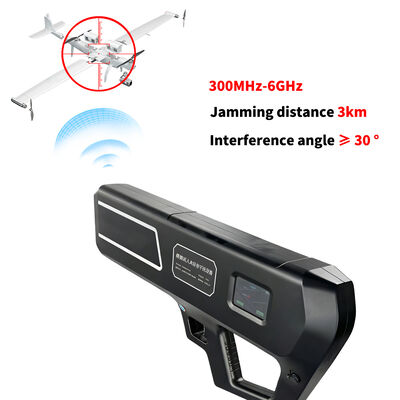 JDY-200 Handheld Drone Jammer with 300MHz-6G Frequency Range 1-2km Interference and IP65 Protection