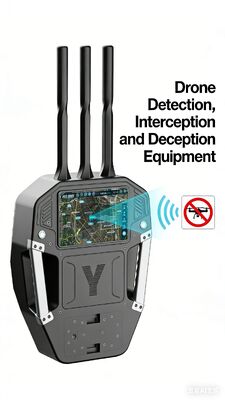Integrated anti-drone shield for reconnaissance, strike, deception and interception